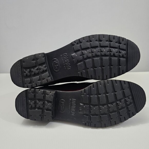 Munro Geena Penny Loafer Womens 9.5 Burgundy Red Shiny Patent Leather Slip On - Picture 11 of 13